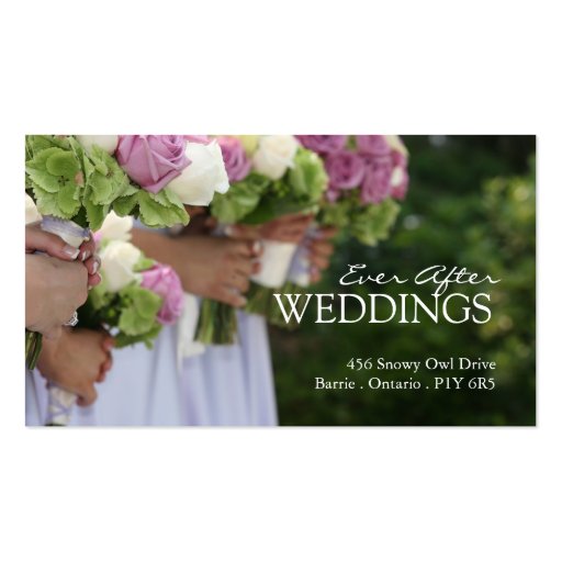 Wedding Planner Business Card | Zazzle