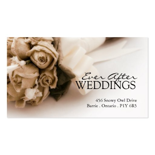 Wedding Planner Business Card