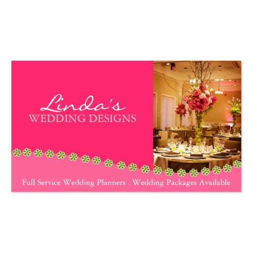 Wedding Planner - Business Card (front side)