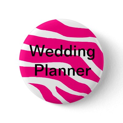 Wedding Planner Pinback Button
