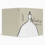 Wedding Planner - Full Wedding Dress Vinyl Binders