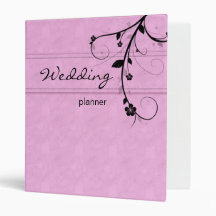 Wedding Planner Photo Binder Organizer Pink