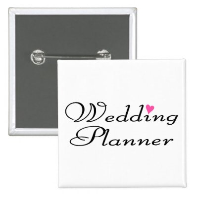 Wedding Planner Pinback Button