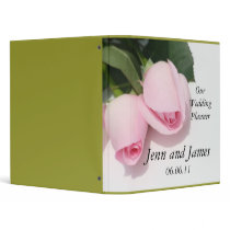 Wedding Planner Pink Roses Binder