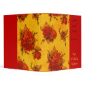 Wedding Planner Red Rose and Gold binders