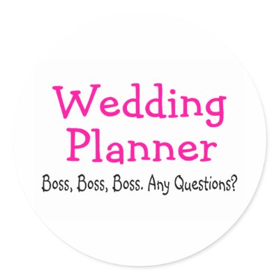 Wedding Planner Sticker