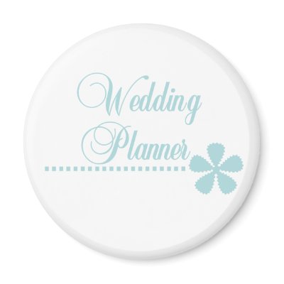 Wedding Planner Teal Elegance magnets