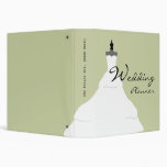 Wedding Planner - Trendy Wedding Dress Vinyl Binders