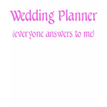 Wedding Planner t-shirts