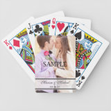 Wedding Playing Cards with Photo