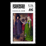 Wedding Portrait - Art Postage Stamp - Large stamps
