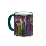 Wedding Portrait by Jan Van Eyck Coffee Mugs