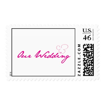 wedding postage stamp