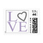 Wedding Postage Love Stamps Lavender And gray
