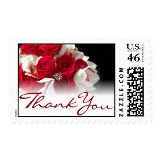 Wedding postage stamps Thank You stamp
