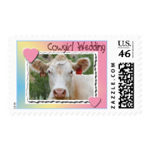 Wedding Postage: Wedding Stamp for Cowgirl
