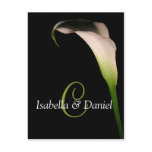 Wedding Postcards Calla Lily C Monograms