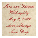 Wedding Poster Prints - Love Always Love Deep