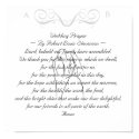 Wedding Prayer Keepsake Print