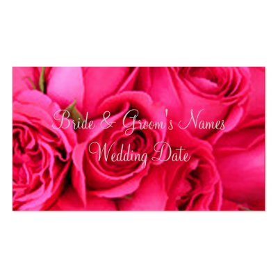 Wedding Profile Card Templates Business Card Templates by DreamWed