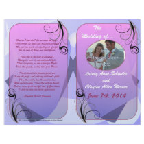 Wedding Program (Bifold Design) Full Color Flyer