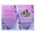 Wedding Program (Bifold Design) flyers
