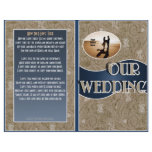 Wedding Program (Bifold Design with Photo) Flyers
