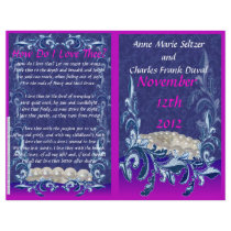 Wedding Program Flyers