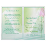 Wedding Program (non-religious version) Flyers