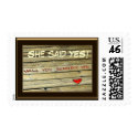 Wedding Proposal Stamp