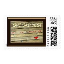 Wedding Proposal Stamp by LivingLife Wedding Proposal Stamp