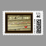 Wedding Proposal Stamp stamps