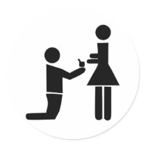 Wedding Proposal stickers