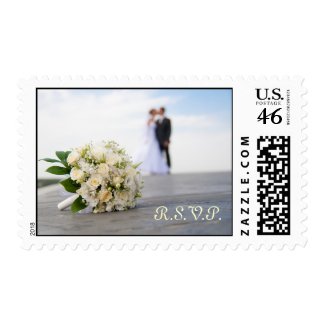 Wedding R.S.V.P. Postage stamp
