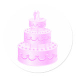 Wedding Reception 1 Round Sticker