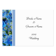wedding reception detail cards. business card templates