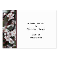 wedding reception detail cards. business cards