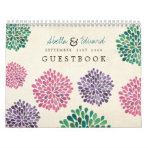 Wedding Reception Personalized Photo Guest Book Wall Calendar