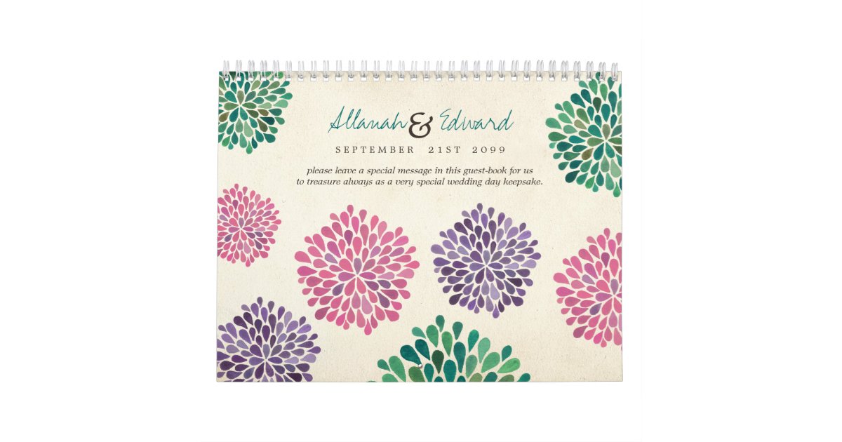 Wedding Reception Personalized Photo Guest Book Calendar Zazzle Wedding Reception Personalized Photo Guest Book Calendar Zazzle