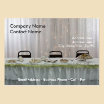Wedding Reception Seating card template business cards