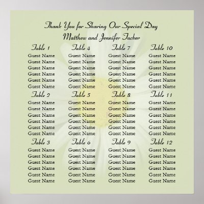 Wedding Reception Seating Chart Ideas on Free Wedding Seating Chart Template On Wedding Reception Seating Chart
