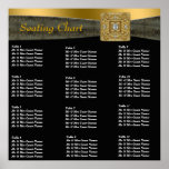 Wedding Reception Seating Chart Poster
