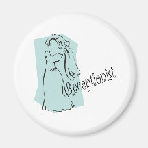 Wedding Receptionist Magnet