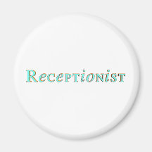 Wedding Receptionist Magnet