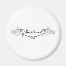 Wedding Receptionist Magnet