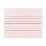 Wedding Recipe Pink Swirls