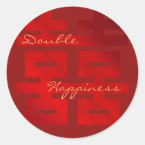 Wedding Red Xi Double Happiness: Sticker stickers