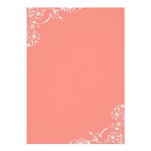 Wedding Rehearsal and Dinner Invitations | Coral