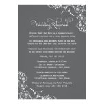 Wedding Rehearsal and Dinner Invitations | Gray