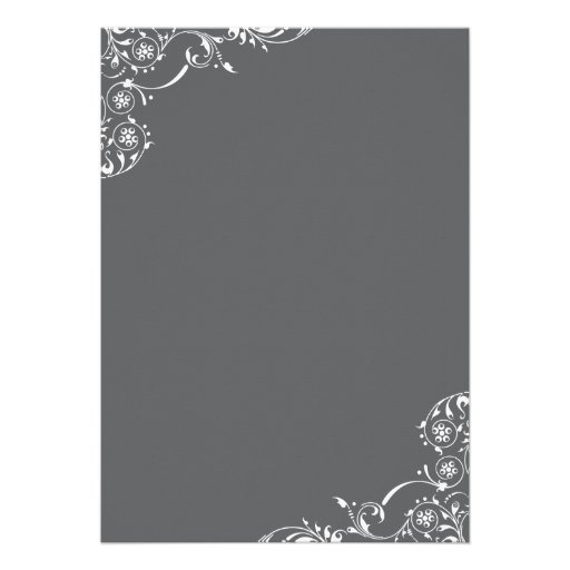 Wedding Rehearsal and Dinner Invitations | Gray